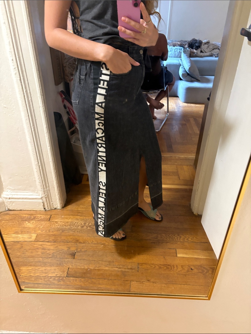 Stella McCartney custom denim skirt